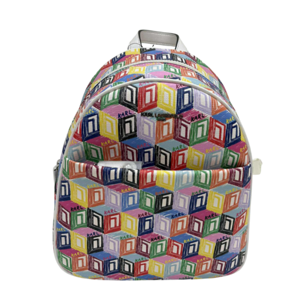 Karl Lagerfeld Maybelle Backpack White Combo