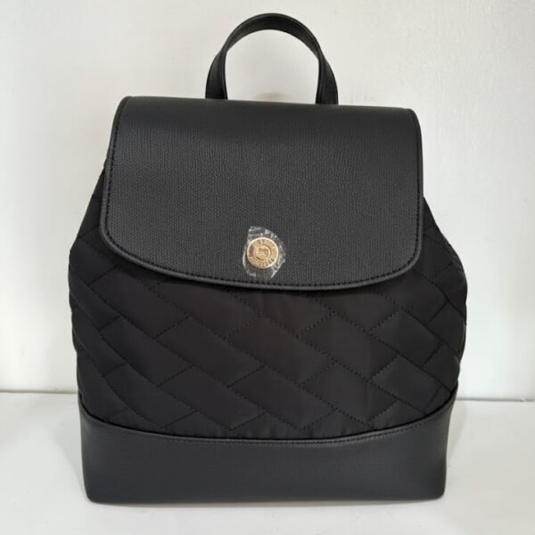 Tommy Hilfiger Backpack Black Quilted
