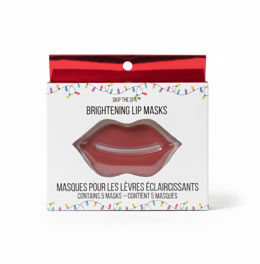 SKIP THE SPA BRIGHTENING LIP MASK 5 MASKS STS-403
