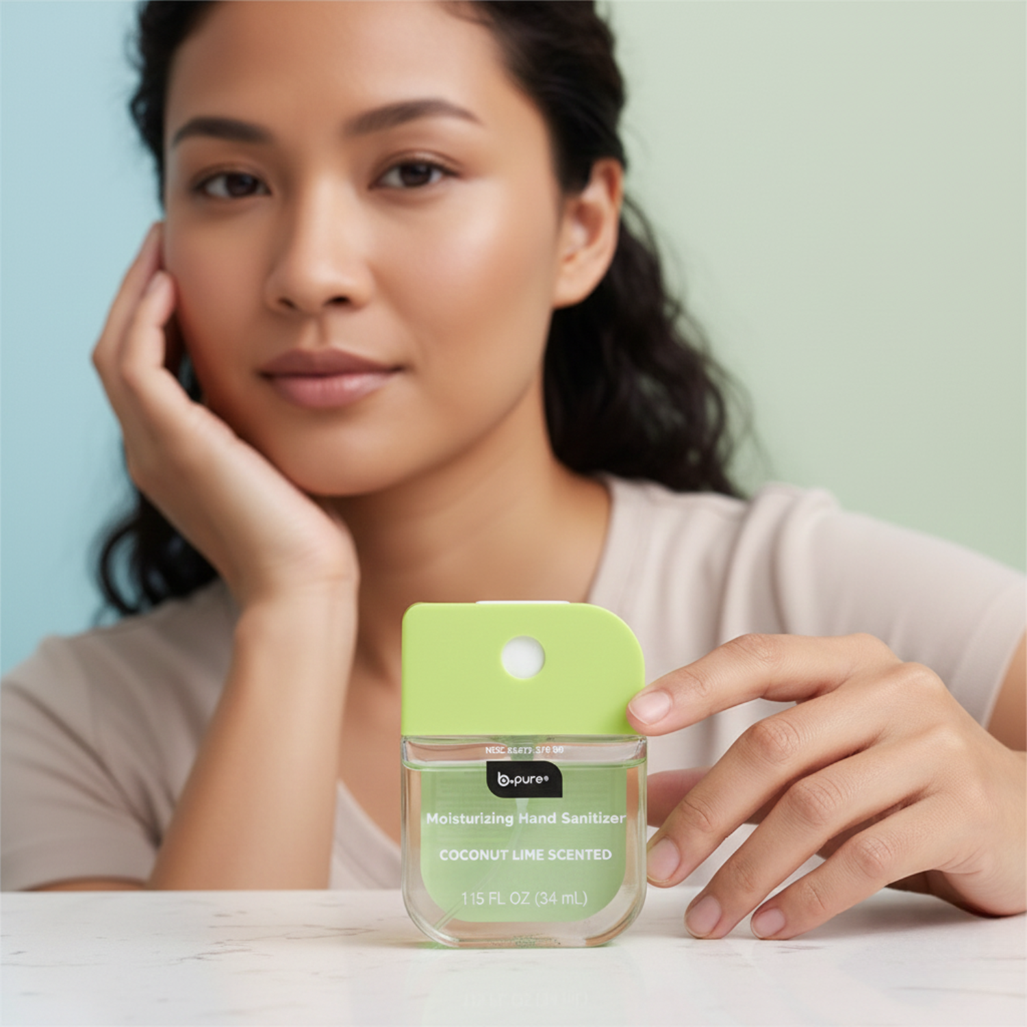 BPURE MOISTURIZING HAND SANITIZER TOUCHLAND COCONUT LIME SCENTED BP-792 - Image 3