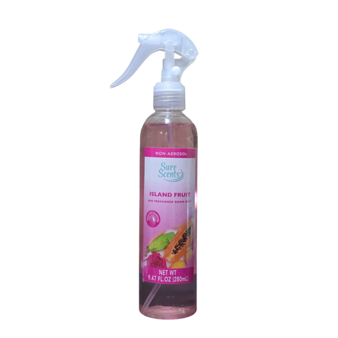 SURE SCENT AIR FRESHENER ROOM MIST ISLAND FRUIT 280ml
