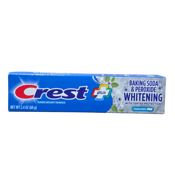 CREST PLUS BAKING SODA AND PEROXIDE WHITENING WITH TARTAR PROTECTION TOOTHPASTE 68g