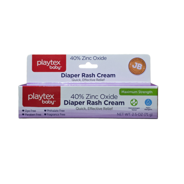 PLAYTEX BABY MAXIMUM STRENGTH 40% ZINC OXIDE DIAPER RASH CREAM 71g