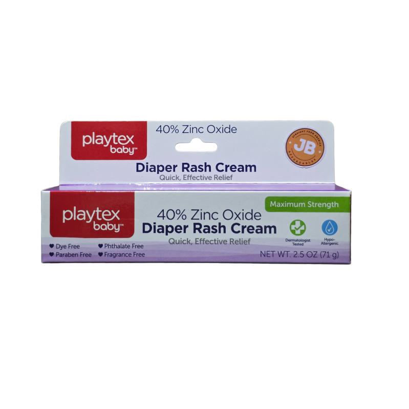 PLAYTEX BABY MAXIMUM STRENGTH 40% ZINC OXIDE DIAPER RASH CREAM 71g