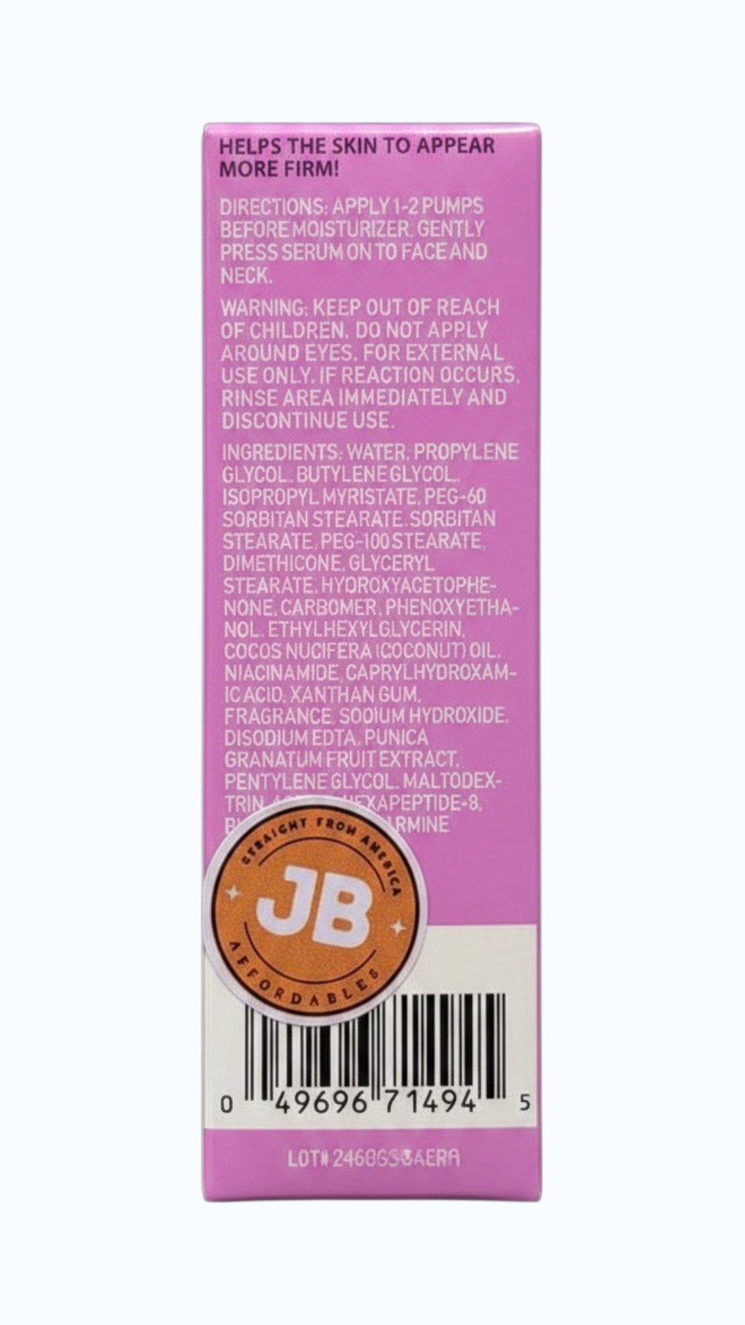 BPURE Glow up Revitalizing Serum (Pomegranate) - Image 2