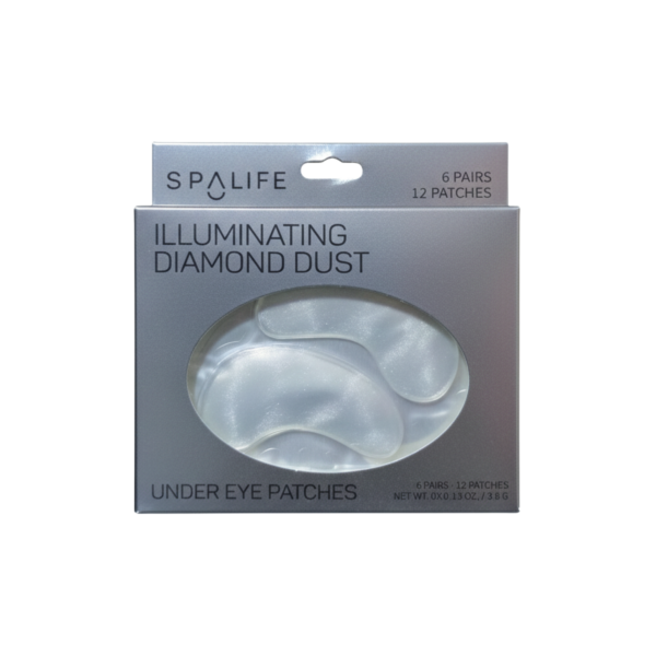 SPALIFE ILLUMINATING DIAMOND DUST UNDER EYE PATCHES 6 PAIRS