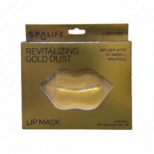 SPALIFE REVITALIZING GOLD DUST LIP MASK 6 PATCHES