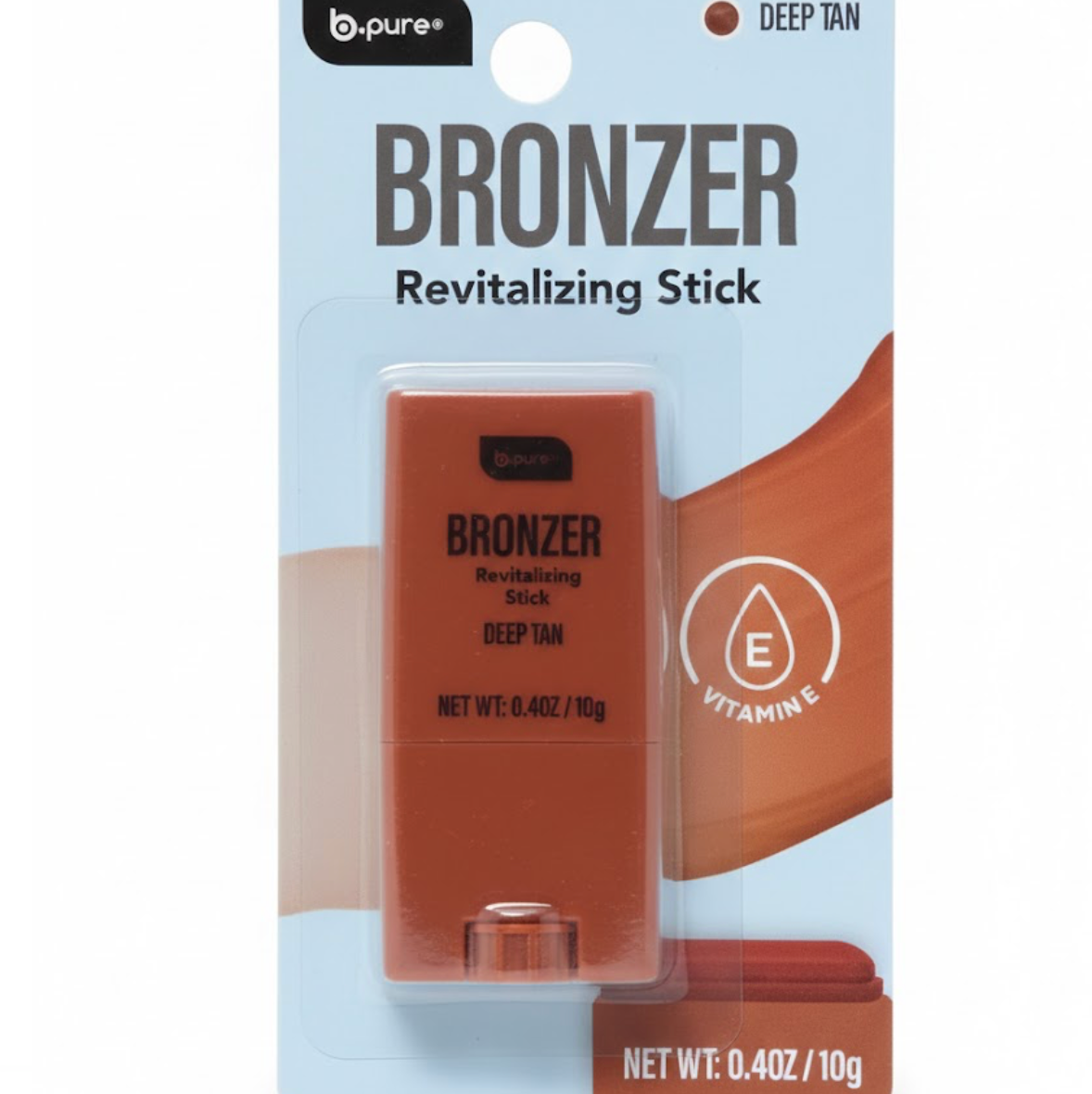 BPURE BRONZER REVITALIZING STICK DEEP TAN BP-036