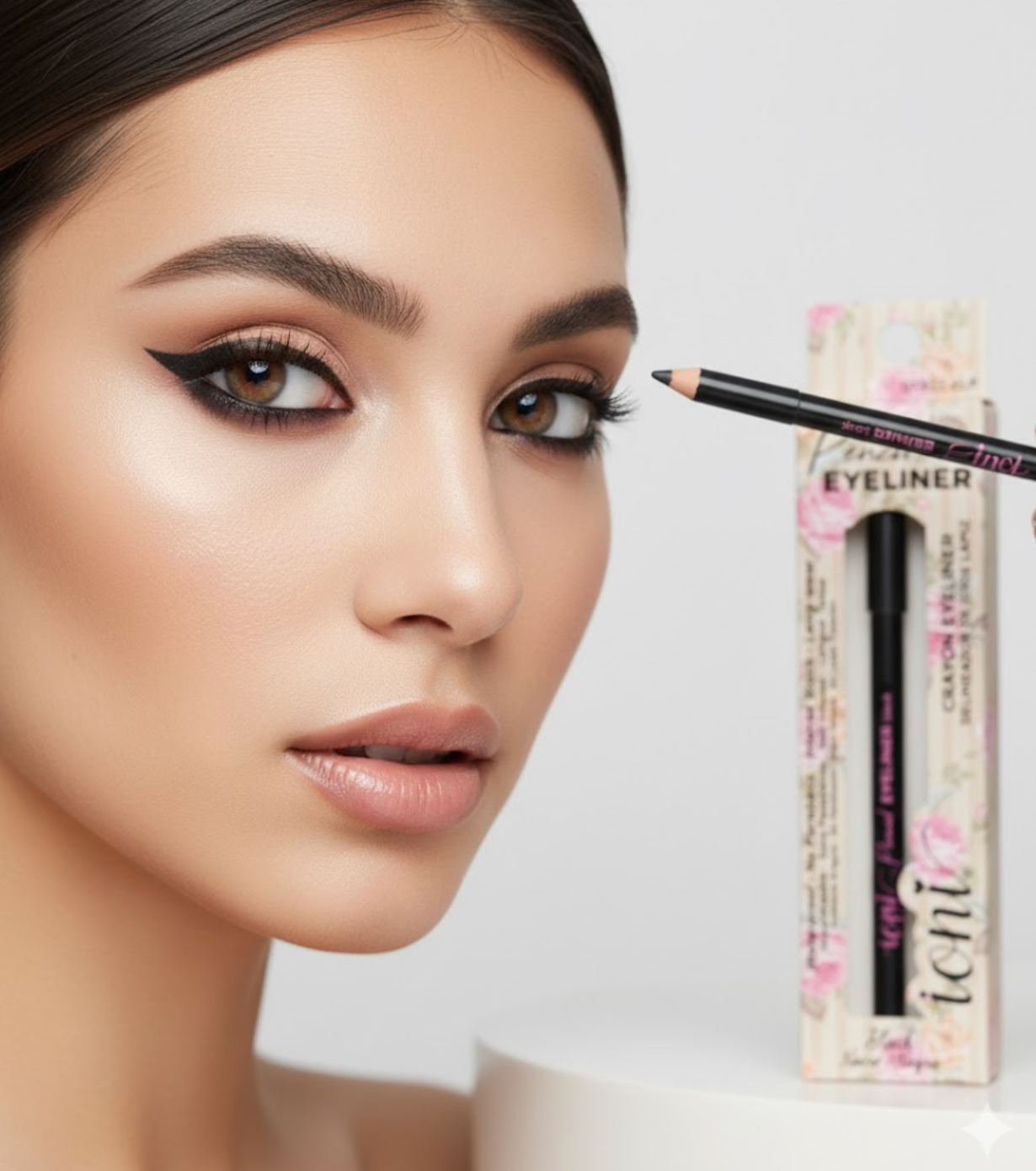 IONI PENCIL EYELINER BLACK DTB22 - Image 2