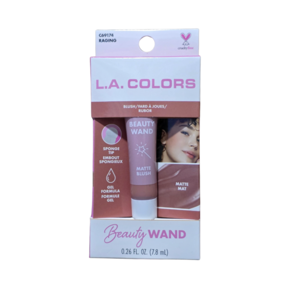 LA COLORS BEAUTY WAND BLUSH RAGING