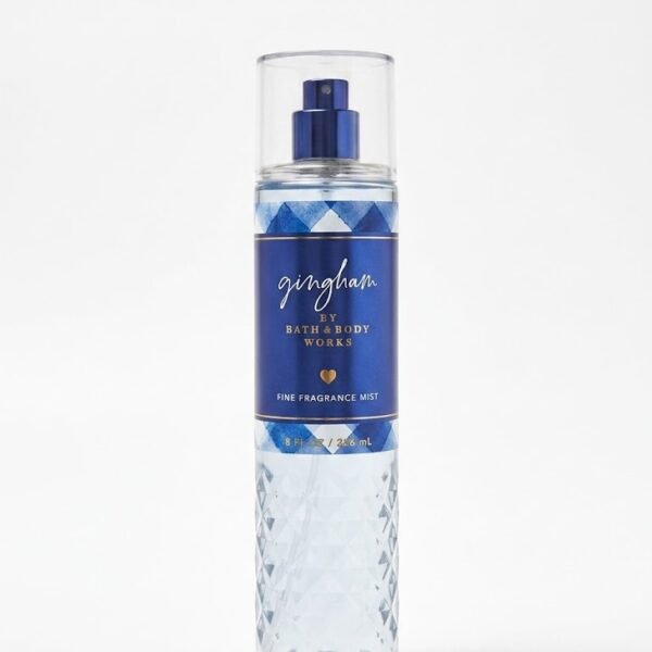 Bath & Body Works Gingham Fine Fragrance Mist Blue Gingham Pattern