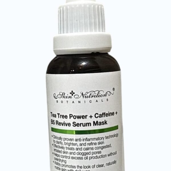 SKIN NUTRITION TEA TREE POWER+CAFFEINE+B5 REVIVE SERUM MASK