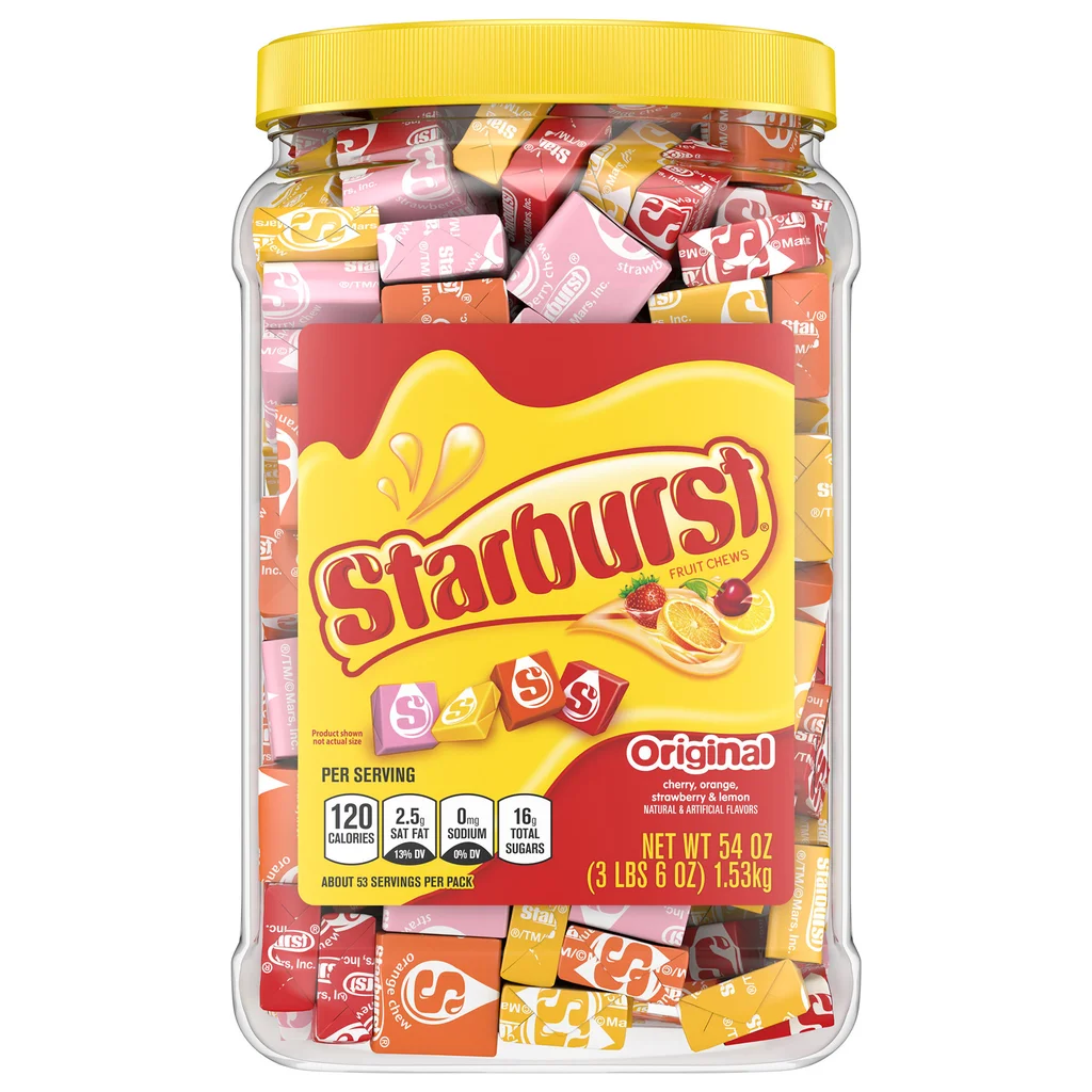 Starburst Chewy Candy, Original, 54 oz