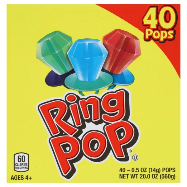 Ring Pops Variety, .5 oz, 40-pack