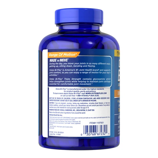 Osteo Bi-Flex Triple Strength, 200 Tablets - Image 2