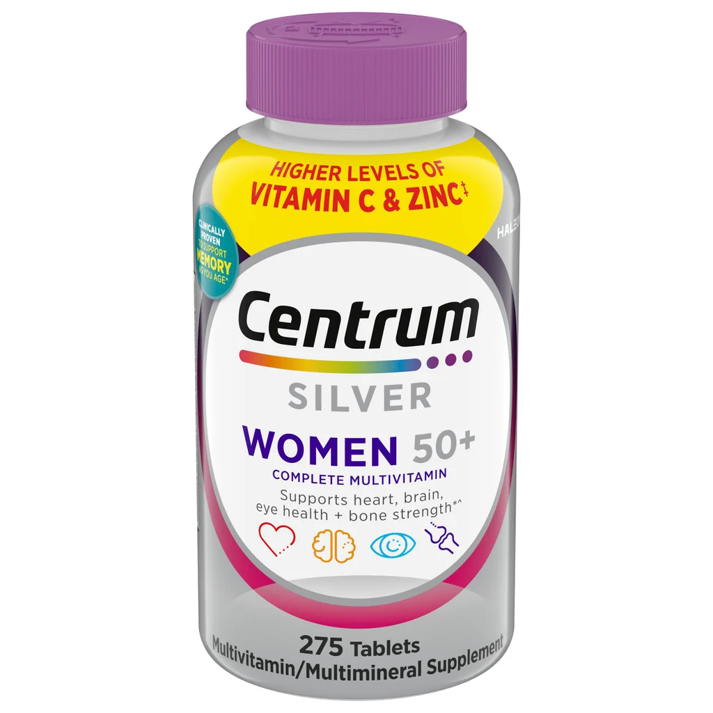 Centrum Silver Women's 50+ Multivitamin, 275 Tablets