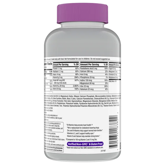 Centrum Silver Women's 50+ Multivitamin, 275 Tablets - Image 2