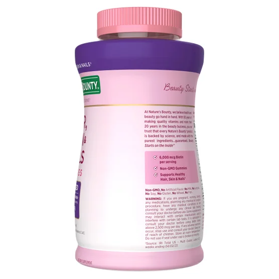 Nature's Bounty Hair, Skin and Nails Advanced, 230 Gummies - Image 3