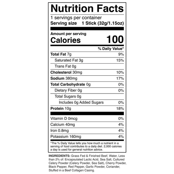 Chomps Original Beef Sticks, Mild, 12 Individually Wrapped Sticks - Image 3