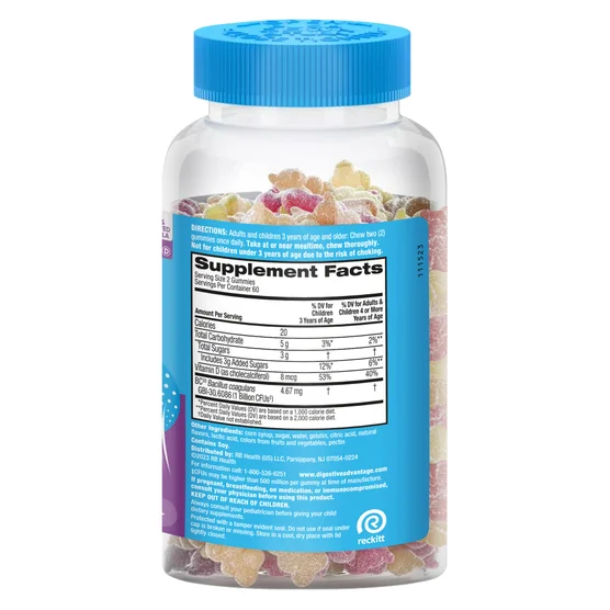 Digestive Advantage Probiotic, 120 Gummies - Image 3