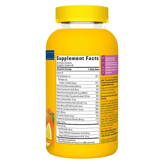 Nature Made Multivitamin for Her + Omega Gummies, 180 Gummies - Image 2