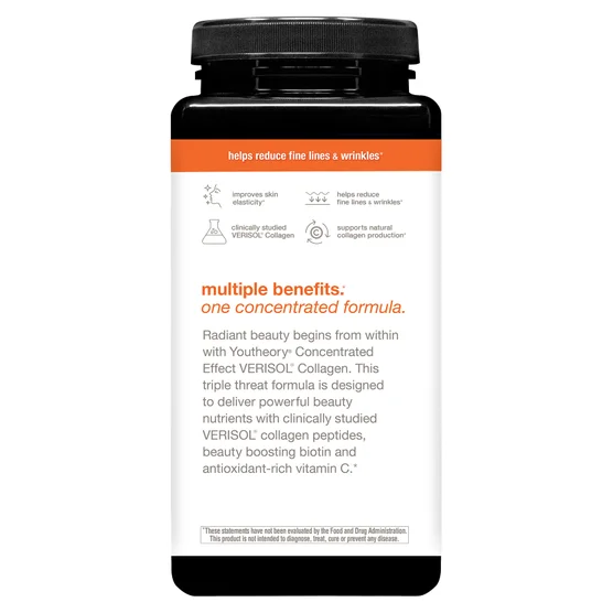 Youtheory Concentrated Effect Verisol Collagen with Biotin, 345 Count - Image 3