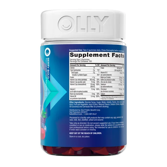 OLLY Men's Multivitamin Gummy, 200 Gummies - Image 4