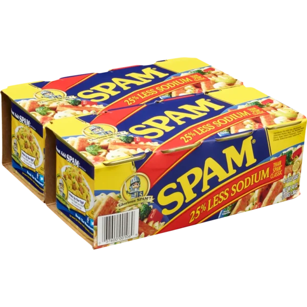 SPAM, Less Sodium, 12 oz, 8 ct Item #3031