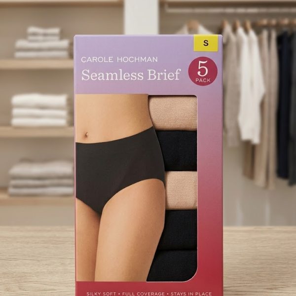 Carole Hochman Women's Seamless Brief, 5-pack Item #2124