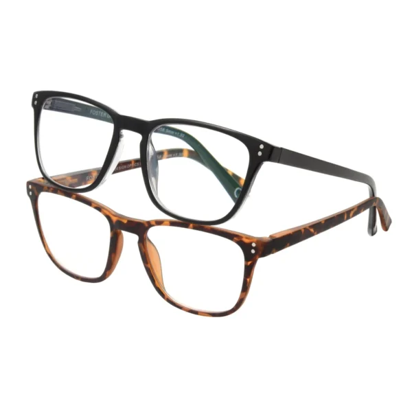 Foster Grant Design Optics Camden Multifocal Reading Glasses, 2-pack