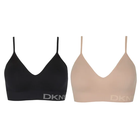 DKNY Women's Seamless Bra, 2-pack - Image 2