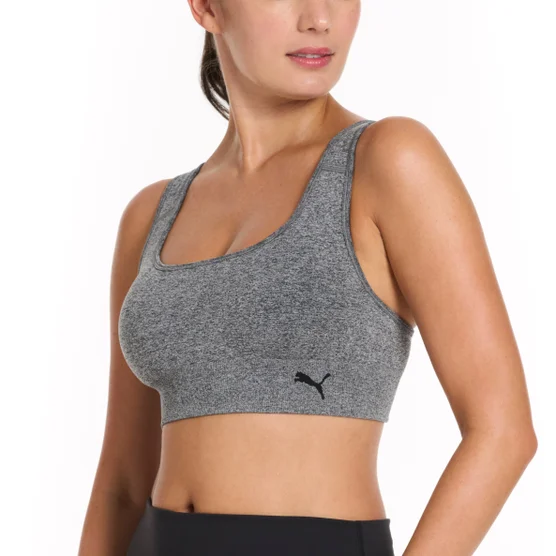 PUMA Women's Seamless Sports Bra, 2-pack - Image 6