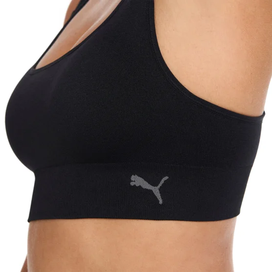 PUMA Women's Seamless Sports Bra, 2-pack - Image 5