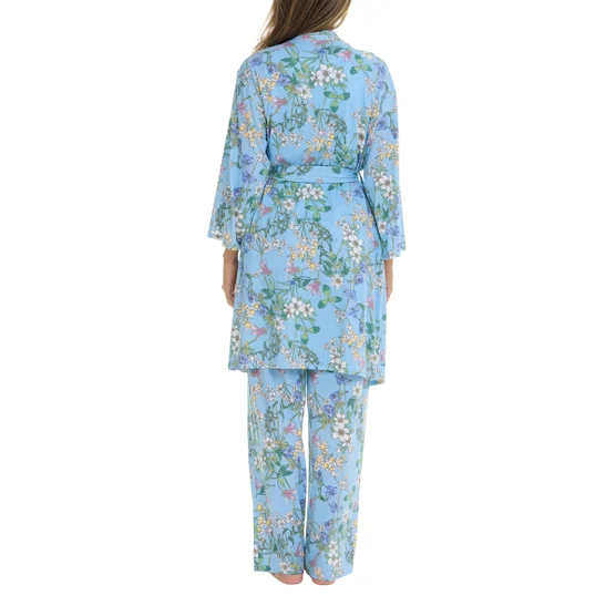 Flora Nikrooz Women's 3-piece PJ Set (blue & pink set) Calvin Klein Men’s Reversible Belt Size XL/TG (42-44) Item #2016 - Image 4