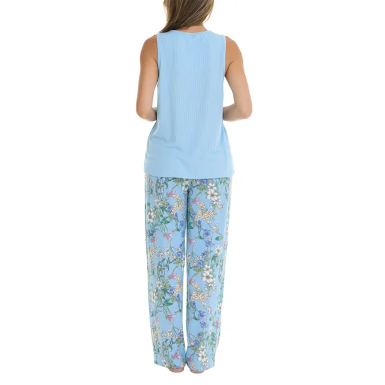 Flora Nikrooz Women's 3-piece PJ Set (blue & pink set) Calvin Klein Men’s Reversible Belt Size XL/TG (42-44) Item #2016 - Image 6