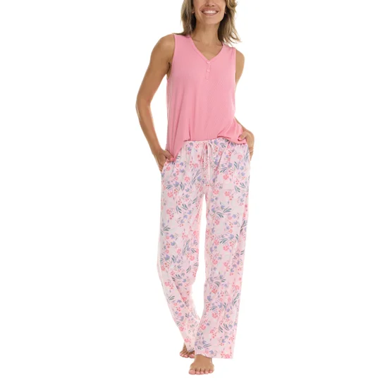 Flora Nikrooz Women's 3-piece PJ Set (blue & pink set) Calvin Klein Men’s Reversible Belt Size XL/TG (42-44) Item #2016 - Image 12