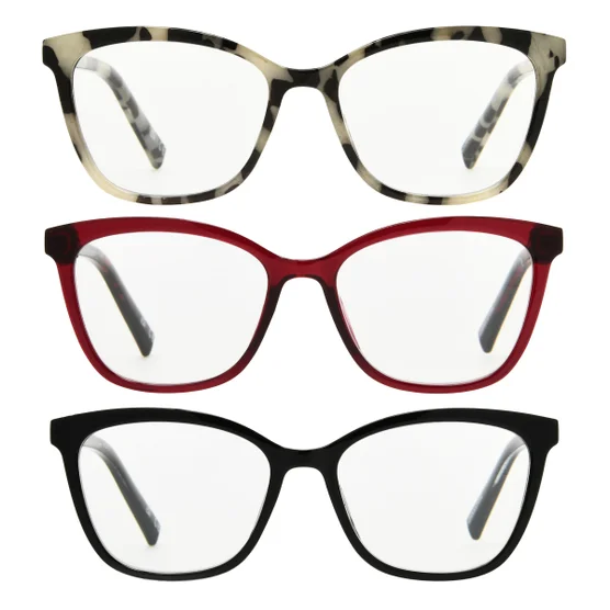 Design Optics by Foster Grant #811 Fashion Cateye Reading Glasses, 3-pack - Image 2
