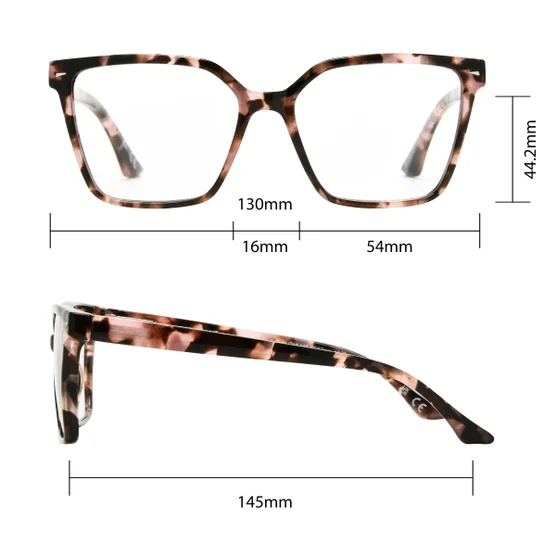 Design Optics by Foster Grant #813 Oversized Square Reading Glasses, 3-pack - Image 5