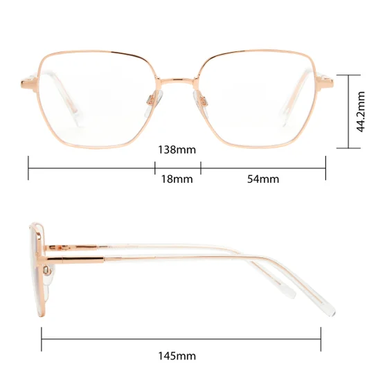 Design Optics by Foster Grant #827 Metal Geo Style Reading Glasses, 3-pack - Image 5