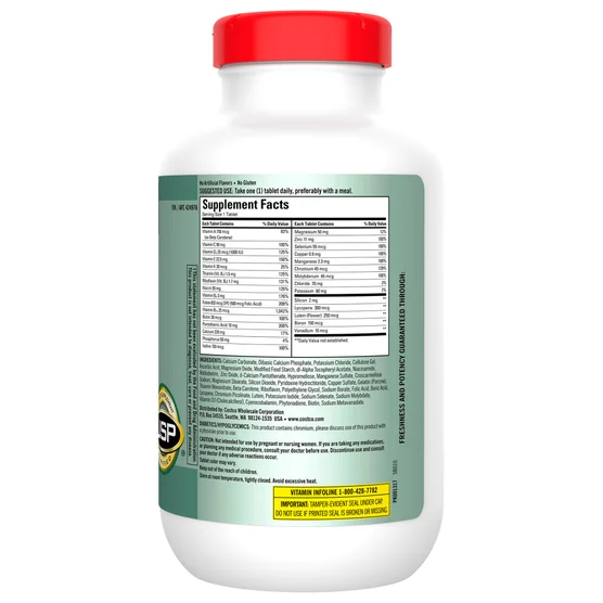 Kirkland Signature Adult 50+ Mature Multi Vitamins & Minerals, 400 Tablets - Image 2