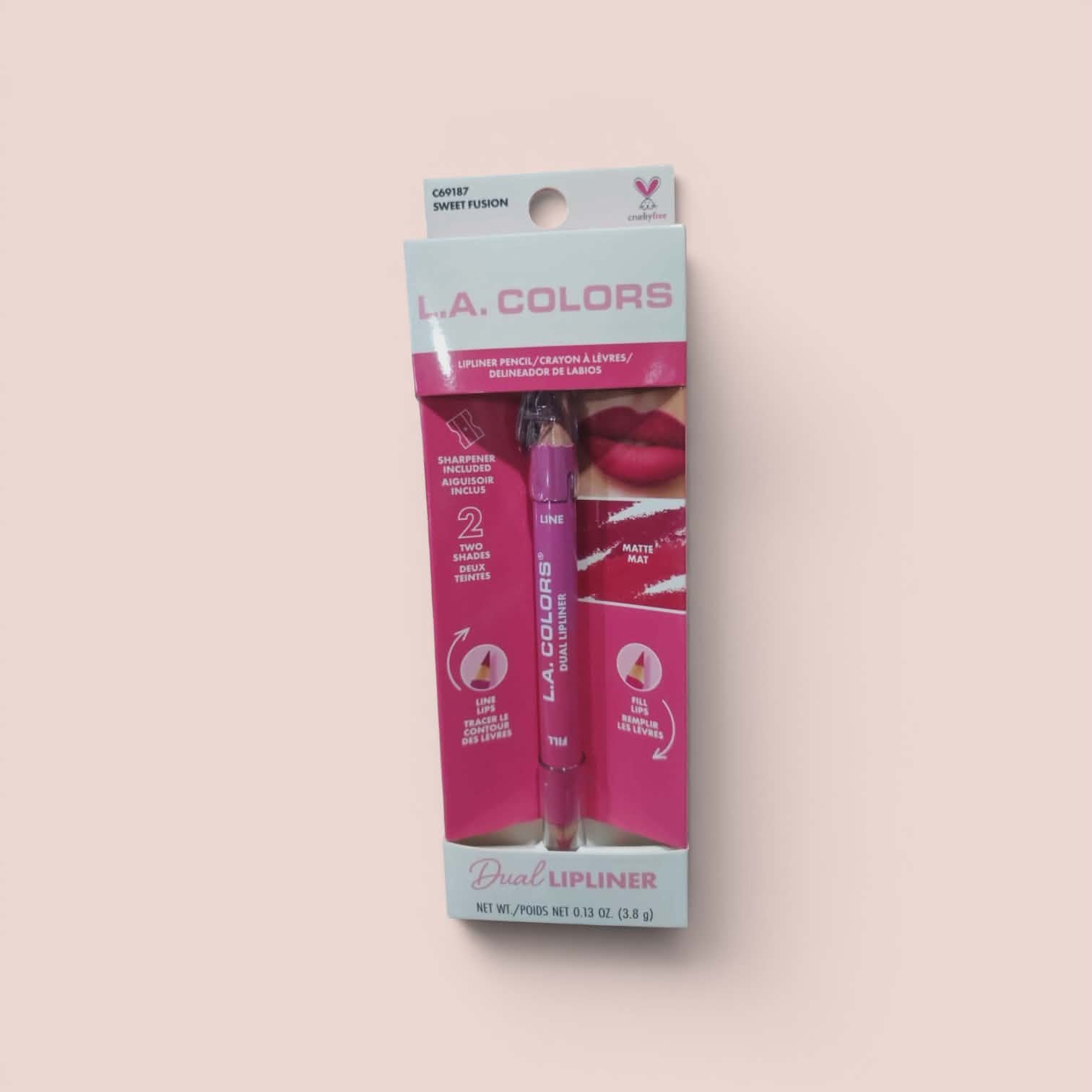 LA COLORS LIP LINER PENCIL SWEET FUSION C69187
