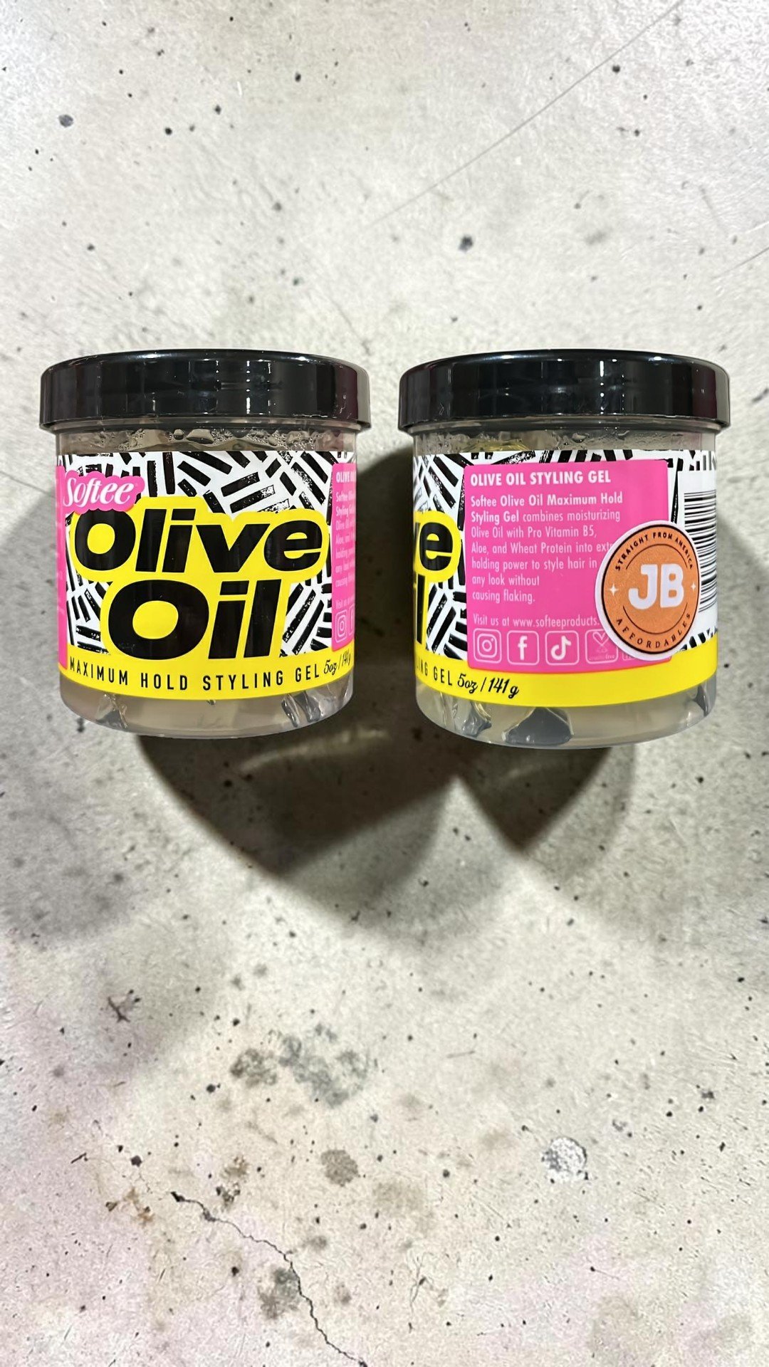 SOFTEE OLIVE OIL STYLING GEL 141G SO-001
