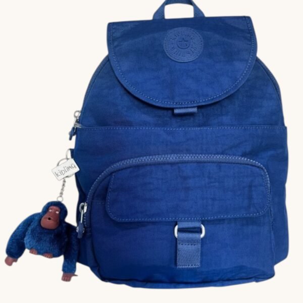Kipling Backpack Queenie Deep Sky Blue