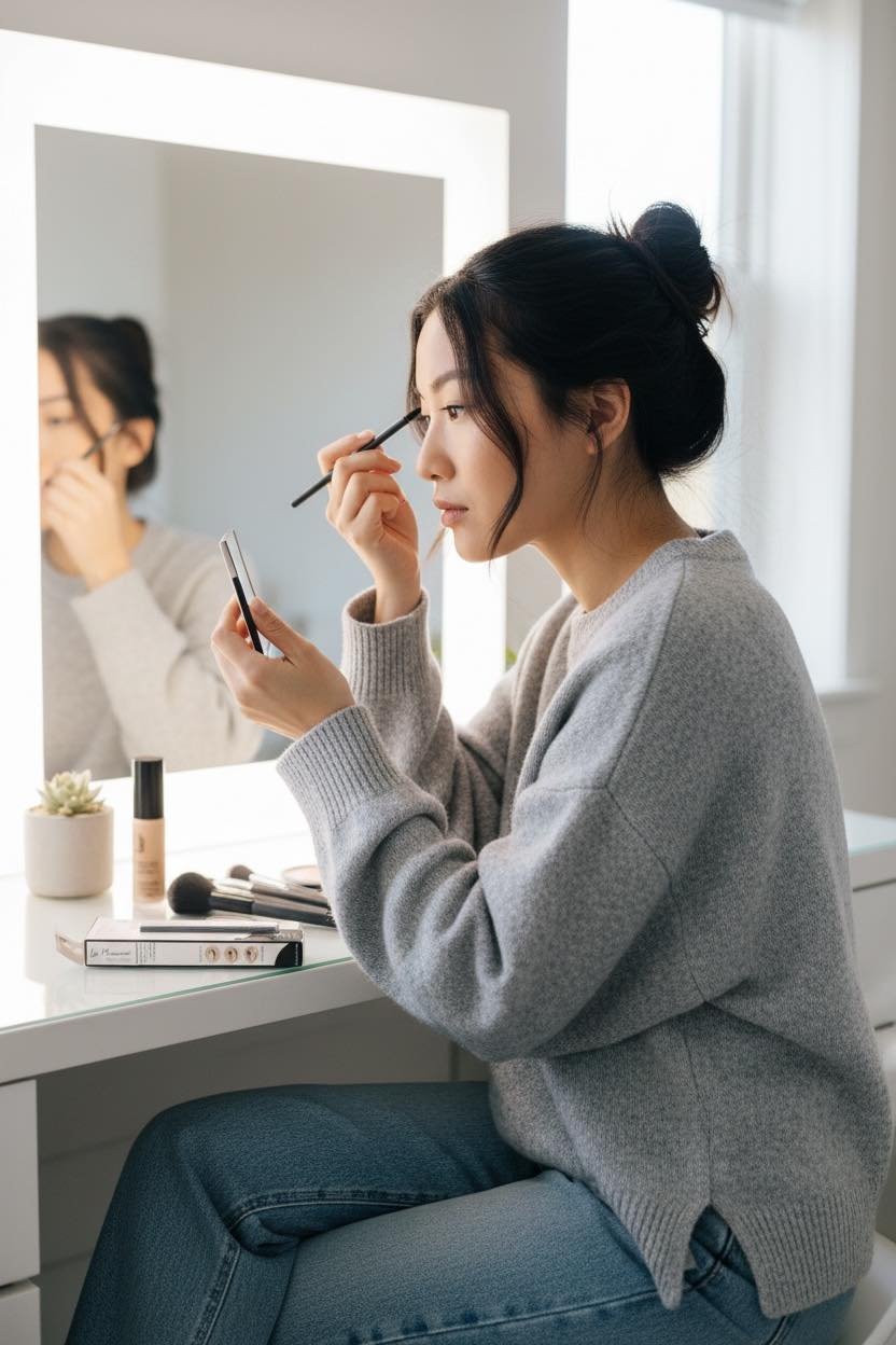 LE MERCERIE SHAPED DEFINED BROW PENCIL SOFT BLACK - Image 3