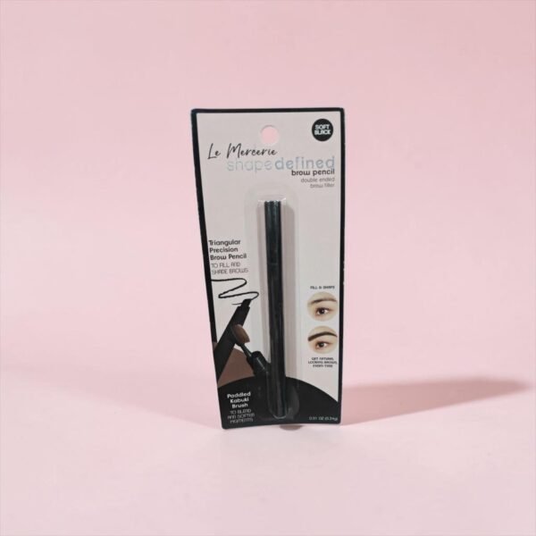 LE MERCERIE SHAPED DEFINED BROW PENCIL SOFT BLACK