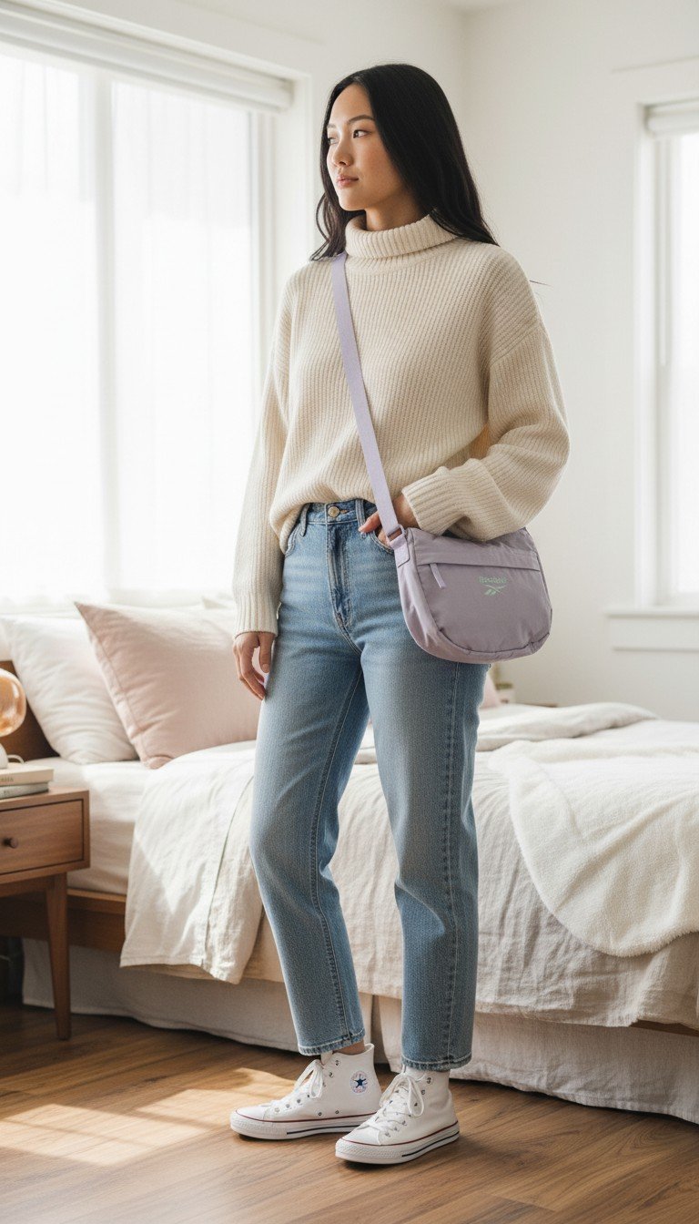 Reebok Sophie Lavender Womens Crossbody Bag - Image 3