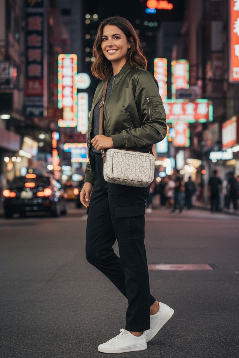 Calvin Klein Camera Bag Leather Van Vanilla - Image 4