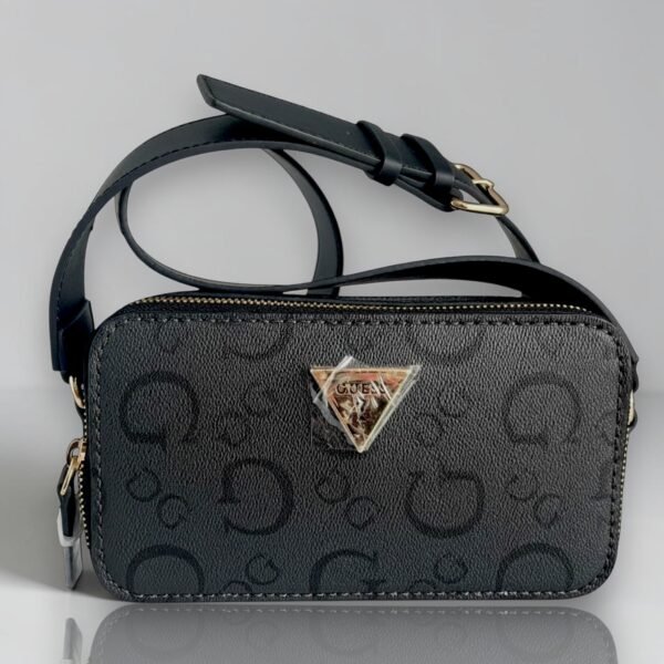 Guess Camera Bag Printed Charlestone Black