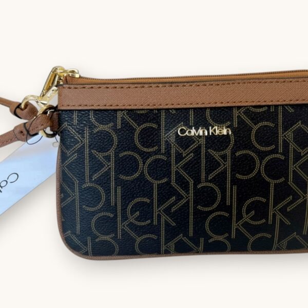Calvin Klein Wristlet Brown