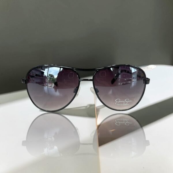 Jessica Simpson Women Sunglasses Black Aviator